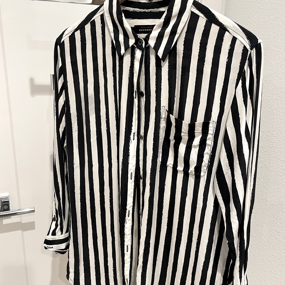 Colorful 100% silk shirt set